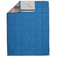 Kelty Bestie BFF Blanket Organic Plaid/Lyons Blue